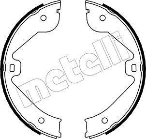 Колодки ручника Audi Q7/VW Touareg/Porsche Cayenne/Land Rover Range Rover 2.5-6.0 02- (210x31) METELLI Metelli 53-0244