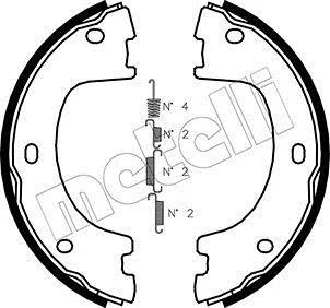 Колодки ручника MB Sprinter (W906) 509-519CDI OM642/OM651 06- 18/VW Crafter 2.0 TDI 11-16 (174x42) METELLI Metelli 53-0249K