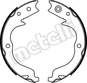 Колодки ручника Mitsubishi Grandis 04-/Outlander II/Subaru Forester 08- (190x32) METELLI Metelli 53-0268 (фото 1)