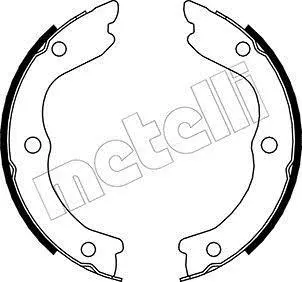 Колодки ручника Nissan Interstar/X-Trail 01- (170x22) METELLI Metelli 53-0293 (фото 1)