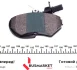 Колодки гальмівні (передні) Audi A4 94-01/VW Passat 96-00 (з датчиком) MEYLE 025 219 4519-1/PD (фото 3)