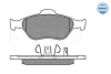 Тормозные колодки (передние) Toyota Yaris 05- MEYLE 025 232 0217/W (фото 3)