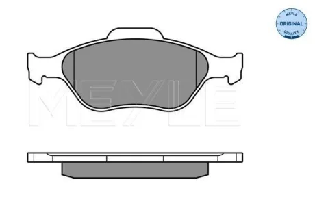 Тормозные колодки (передние) Toyota Yaris 05- MEYLE 025 232 0217/W