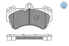 Колодки гальмівні (передні) Porsche Cayenne/VW Touareg 02-10 (Brembo) (190.2.x99.1x16.1) MEYLE 025 236 9217 (фото 1)