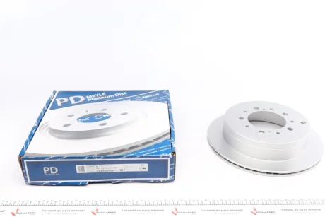 Диск гальмівний (задній) Toyota Land Cruiser 200 08- (345x18) MEYLE 30-15 523 0110/PD