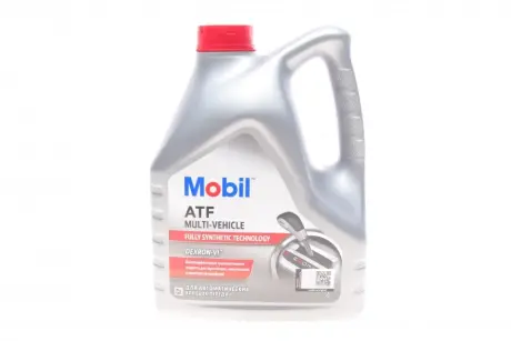 Масло трансмиссионное ATF Mobil ATF Multi-Vehicle, 4л. Mobil MOBIL 156096