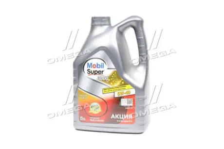 Олива моторна Mobil Super 3000 X1 5W-40 5 л Mobil MOBIL 156154