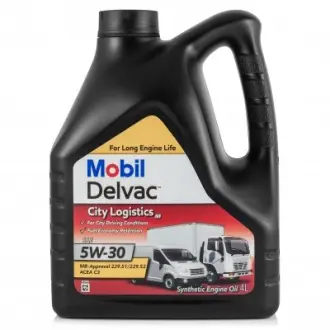 Олива моторна Mobil DELVAC CITY LOG M 5W-30, 4 л Mobil MOBIL MOBIL9275