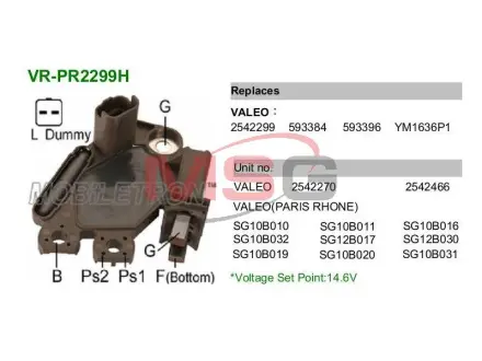 Регулятор напруги MOBILETRON VRPR2299H