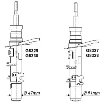 Monroe Амортизатор газомасляний MONROE G8330