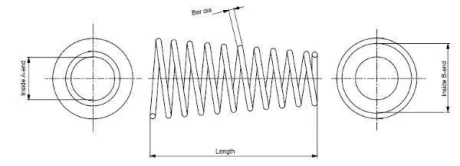 Пружина підвіски передн Лів/Прав TOYOTA YARIS 1.0/1.3 04.99-11.05 MONSP3107 MONROE SP3107