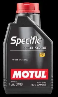 Олива моторна Specific VW 505.01-505.00 5W-40, 1л. MOTUL 101573