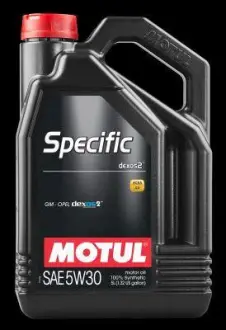 Олива моторна Specific DEXOS2™ 5W-30, 5л MOTUL 102643