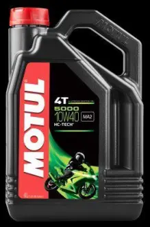 Мастильні матеріали та рідини 5000 10W40 4L MOTUL 104056