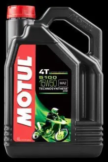 Мастильні матеріали та рідини 5100 15W50 4L MOTUL 104083