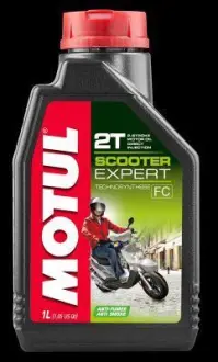 Олива моторна Scooter Expert 2T, 1л. MOTUL 105880