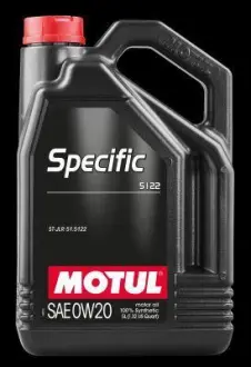 Моторна олива Specific 5122 0W-20, 5л. MOTUL 107339