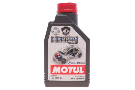 Масло моторне синтетичне д/авто NGEN Hybrid 0W16 1L Motul MOTUL 333201