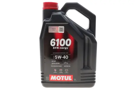Олива 5W40 Syn-nergy 6100 (5L) Motul MOTUL 368451