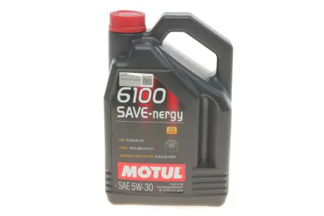 Олива моторна 6100 Save-Nergy 5W-30, 4 л MOTUL 812450