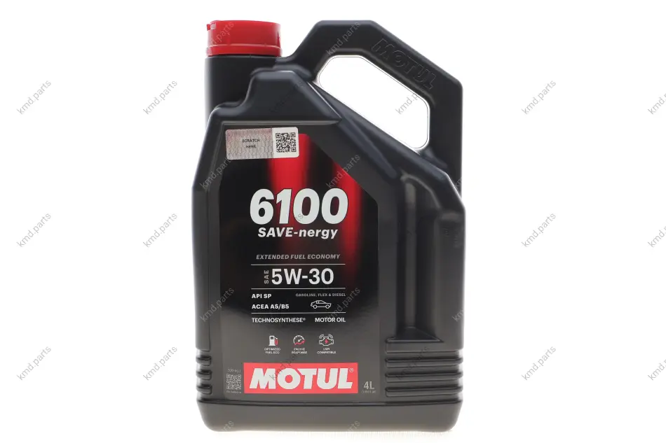 Олива 5W30 6100 Save-nergy (4L) (FIAT 9.55535-G1) (113134) MOTUL 812550 (фото 1)