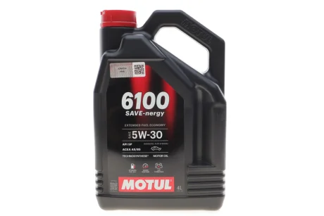 Олива 5W30 6100 Save-nergy (4L) (FIAT 9.55535-G1) (113134) MOTUL 812550