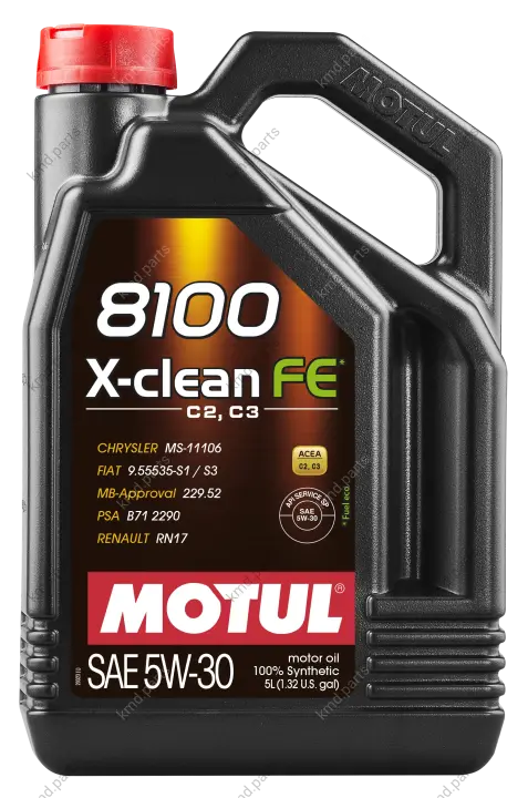 Олива моторна Motul 8100 X-clean FE 5W-30, 5л. Motul MOTUL 814151 (фото 1)
