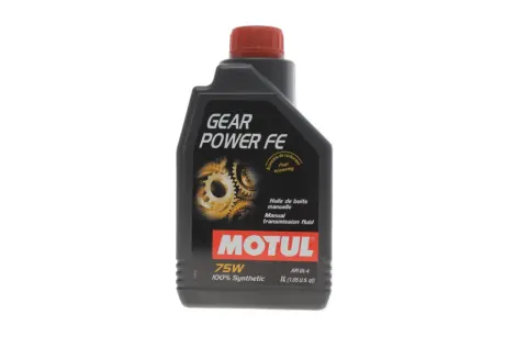 Олива трансмісійна Gear Power FE 75W 1L MOTUL 823801