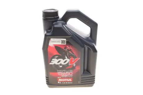 Олива моторна Motul 300V 4T Factory Line Road Racing 15W-50, 4л. Motul MOTUL 836241
