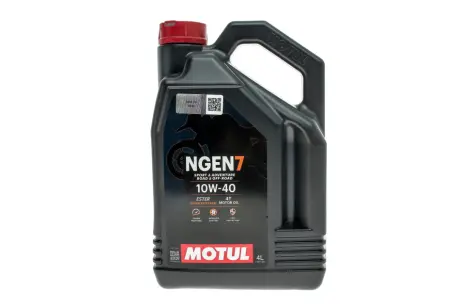 Масло 10W40 NGEN 7 4T (4L) (API SP/JASO MA2) (111836) MOTUL 839641