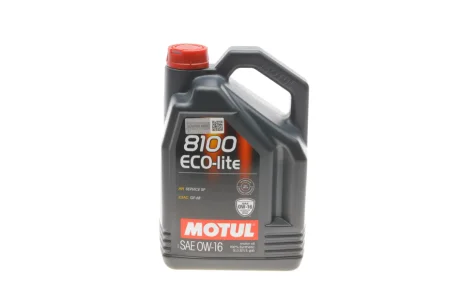 Олива 0W16 8100 Eco-lite (5L) (API SP-RC/API SP/ILSAC GF-6b)(110379) MOTUL 841051