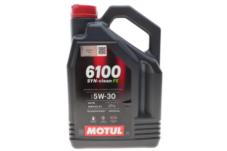Олива 5W30 Syn-clean FE (4L) (API SP) (ACEA C2|C3) (112924) MOTUL 841750