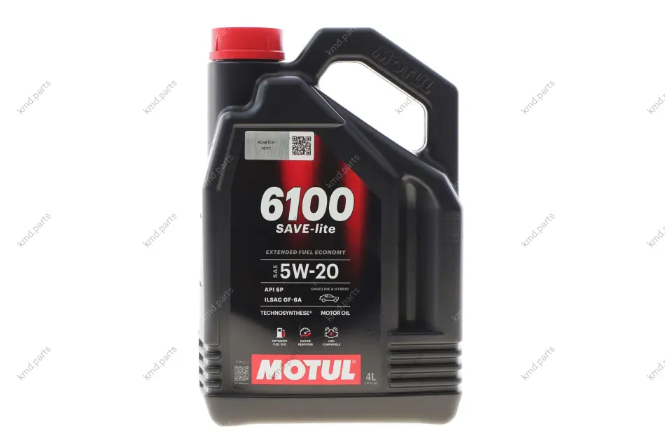 Олива 5W20 6100 Save-lite (4L) (API PERFORMANCE SP/ILSAC GF-6A) (113139) MOTUL 842150 (фото 1)