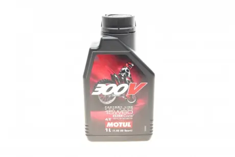 Олива моторна Motul 300V 4T Factory Line OFF Road 15W-60, 1л. Motul MOTUL 845711