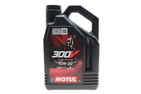 Олива 10W30 300V FACTORY LINE OFF ROAD 4T (4L) (112537) MOTUL 847541