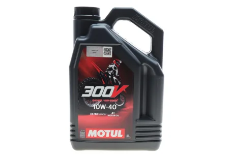 Олива 10W40 300V FACTORY LINE OFF ROAD 4T (4L) (112559) MOTUL 847641