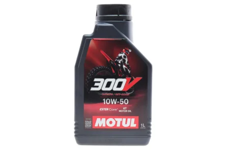 Олива 10W50 300V FACTORY LINE OFF ROAD 4T (1L) (112560) MOTUL 847711