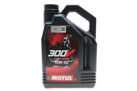 Олива 10W50 300V FACTORY LINE OFF ROAD 4T (4L) (112561) MOTUL 847741