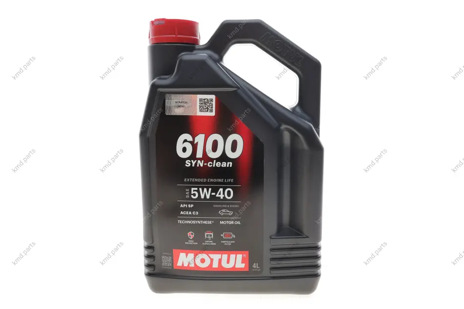 Масло 5W40 6100 Syn-clean (4L) (ACEA C3/API PERFORMANCE SP) (113115) MOTUL 854350 (фото 1)