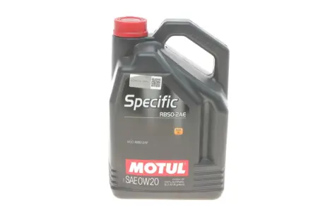Олива моторна Motul Specific RBS0-2AE 0W-20, 5 л Motul MOTUL 867451
