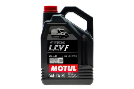 Олива моторна Motul Power LCV F 5W-30 A5/B5, 5 л Motul MOTUL 873251