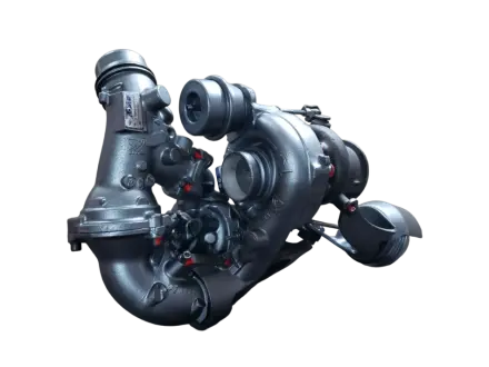 Турбіна Bi-Turbo у зборі відновлена MERCEDES-BENZ C-Class W204 07-14, E-Class W212 09-16, E-Class W207 09-16, S-Class W222 13-20, S-Class W221 06-13, GLK X204 08-15, SLK R172 12-, CLS C218 10-17 MSG 10009700076