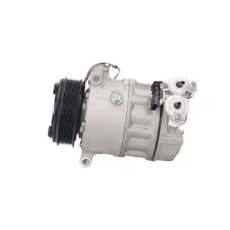 Компресор кондиціонера новий LAND ROVER Range Rover 13-22, Rover Sport 13-22, Discovery IV 09-16, Range Rover Evoque 11-19, Range Rover 02-12, Discovery Sport 14-, Range Rover Velar 17-, Discovery V 17-; JAGUAR F-Pace 16-, XJ 09-19, E-Pace 17-, F-Typ MSG AC0214