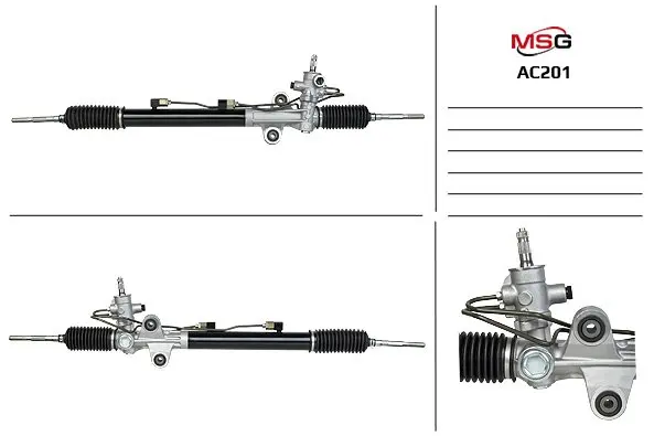 Рулевая рейка с ГУР новая Acura MDX 07-13 MSG AC201 (фото 1)