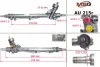 Рулевая рейка с ГУР восстановлена Audi A6 97-04 MSG AU215R (фото 1)