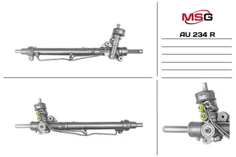 Рульова рейка з ГУР відновлена Audi A4 04-08, Audi A4 00-06 MSG AU234R