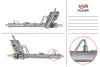 Рульова рейка з ГУР відновлена VW Polo 02-09, Skoda Fabia I 99-07, SEAT Cordoba 02-09 MSG AU248R (фото 1)