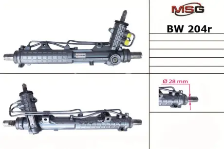 Рульова рейка з ГУР відновлена BMW 3 E36 93-99 MSG BW204R