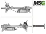 Рульова рейка з ЕУР відновлена BMW 8 G14-16 17-, BMW 7 G11-12 15-, BMW 5 G30-38 16- MSG BW412.NLR0.R (фото 1)