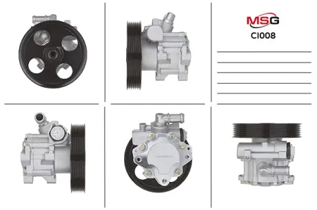 Насос ГУР новий Fiat Ducato 02-06, Peugeot 406 97-04, Citroen C5 01-08 MSG CI008